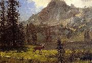 Albert Bierstadt Albert Bierstadt Call Of The Wild oil painting